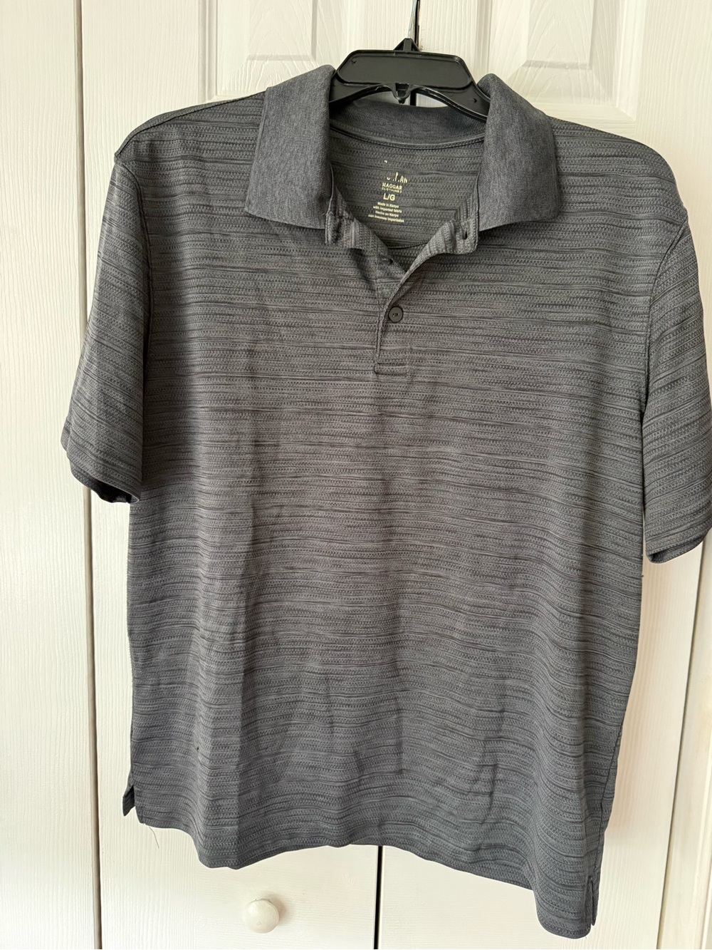 5 for $25. Bundle to Save. Men's Gray Short-Sleeve Polo Shirt
